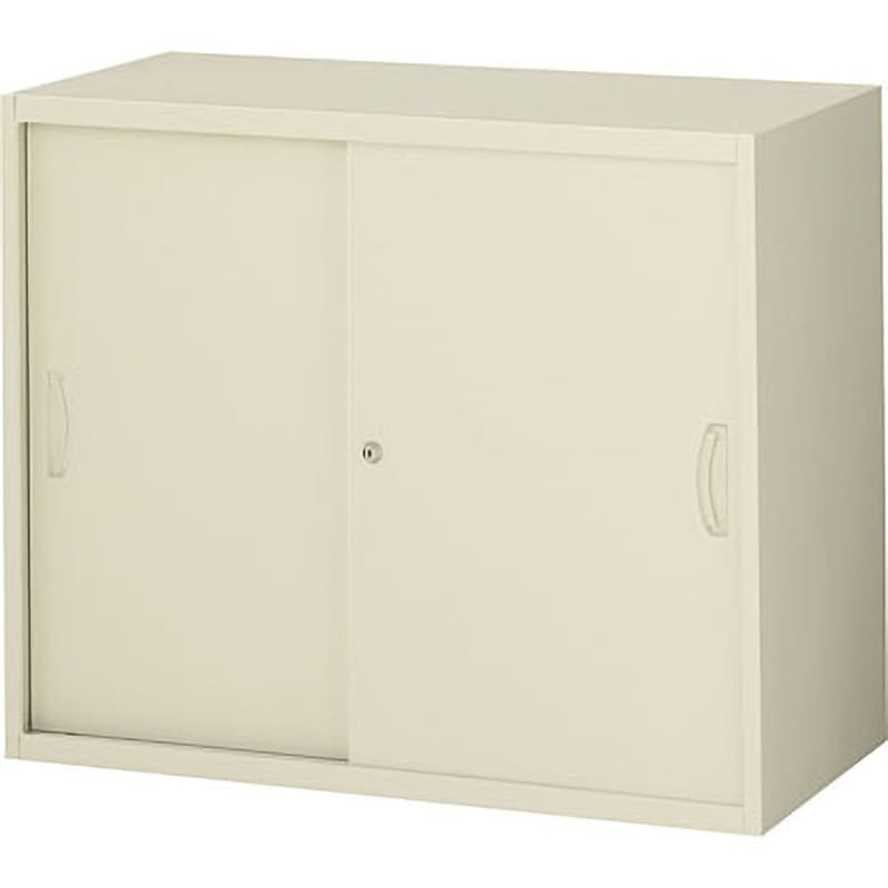 RG45-07S RG45システム収納庫 スチール引戸(2段タイプ) 生興 ニューグレー色 (取手)シリンダー表示錠