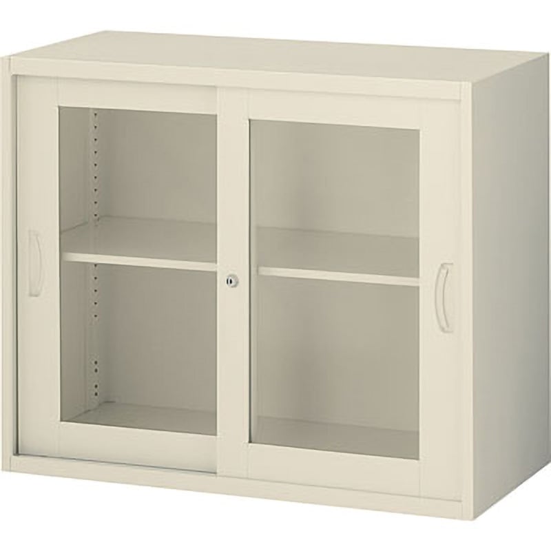 RG45-07SG RG45システム収納庫 枠付ガラス引戸(2段タイプ) 生興 ニューグレー色