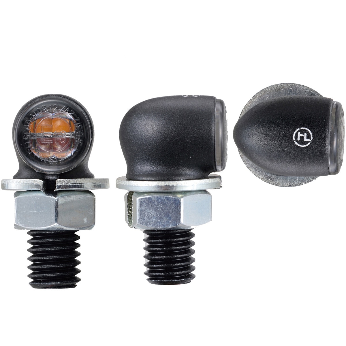 17308 HIGHSIDER (ハイサイダー) バイク用 ウインカー マットブラック