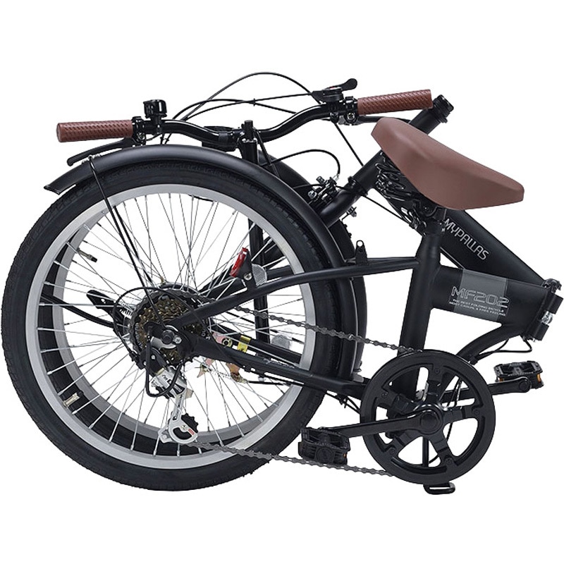 MF202-BK 20インチ折りたたみ自転車 シマノ製6段変速 MF202 MYPALLAS