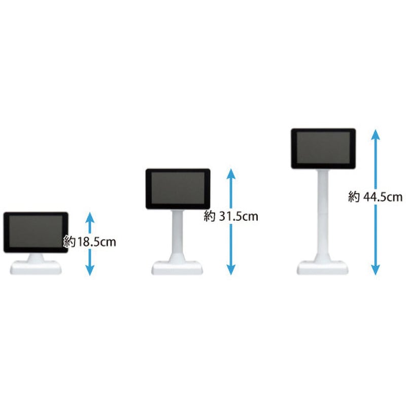 AS-700HF(B) カスタマーディスプレイ(USB) 1個 エフケイシステム