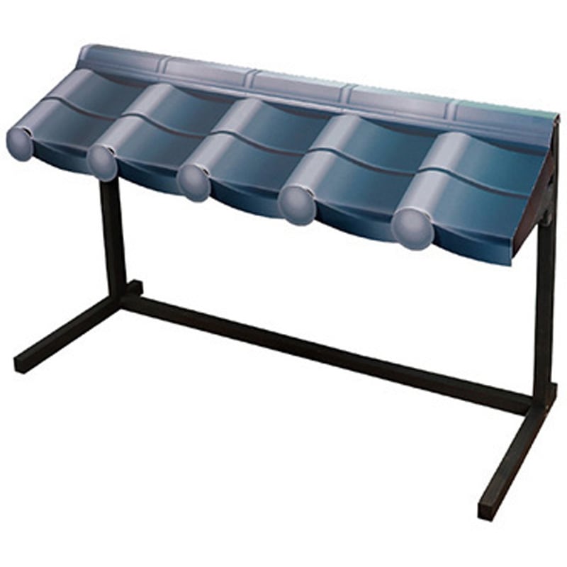 166984 年間タイトルポップ 瓦屋根スタンドセット 瓦屋根紙製タイプ