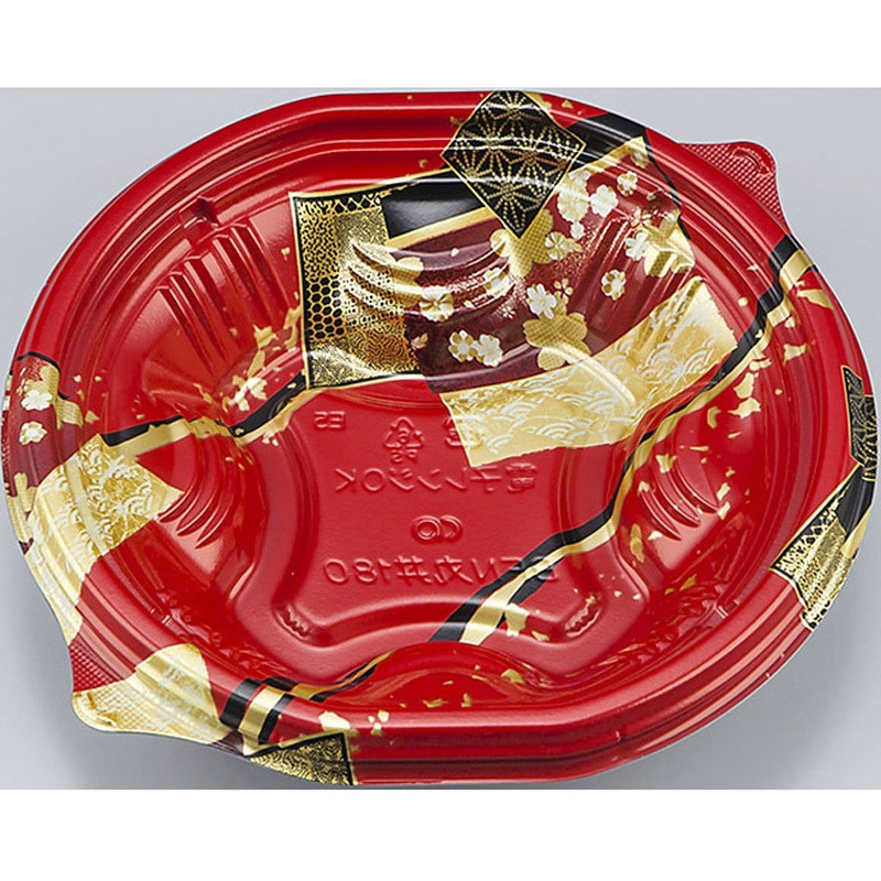 180舞絹赤 BFN丸丼 本体 1ケース(50枚×12袋) シーピー化成 【通販モノタロウ】