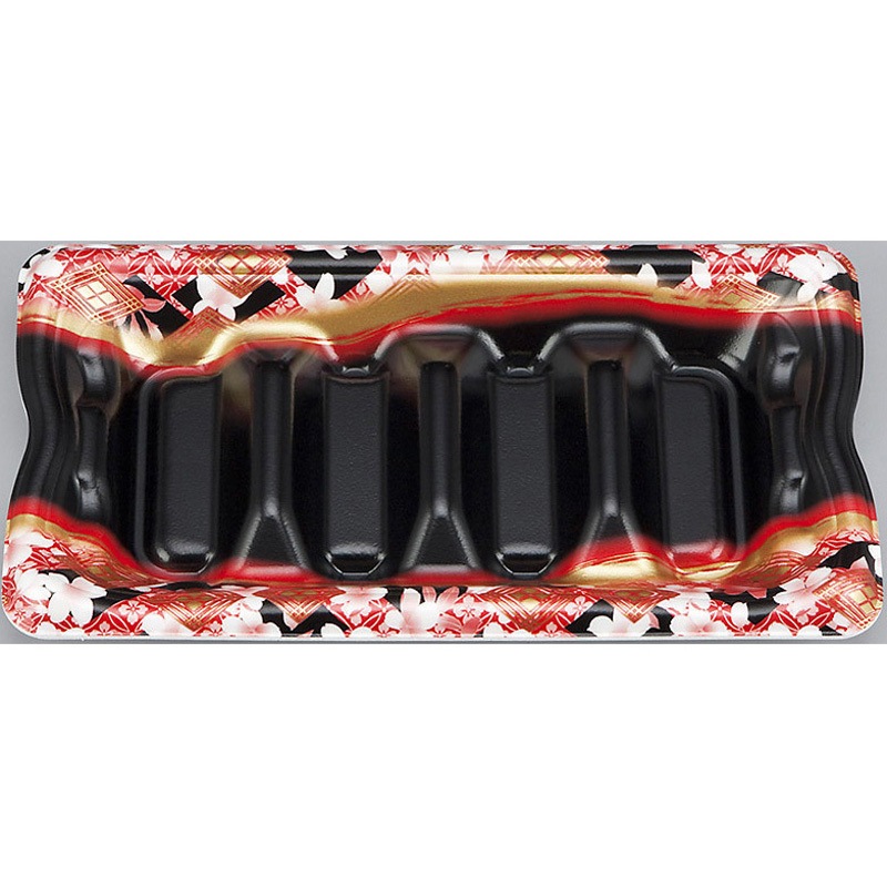 4花かざり赤 SF華皿巻段 本体 1ケース(50枚×30袋) シーピー化成 【通販モノタロウ】