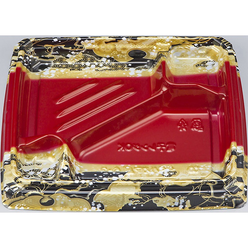 6-2国風赤 BFハカマ膳 本体(N) 1ケース(50枚×12袋) シーピー化成 【通販モノタロウ】 27,346円