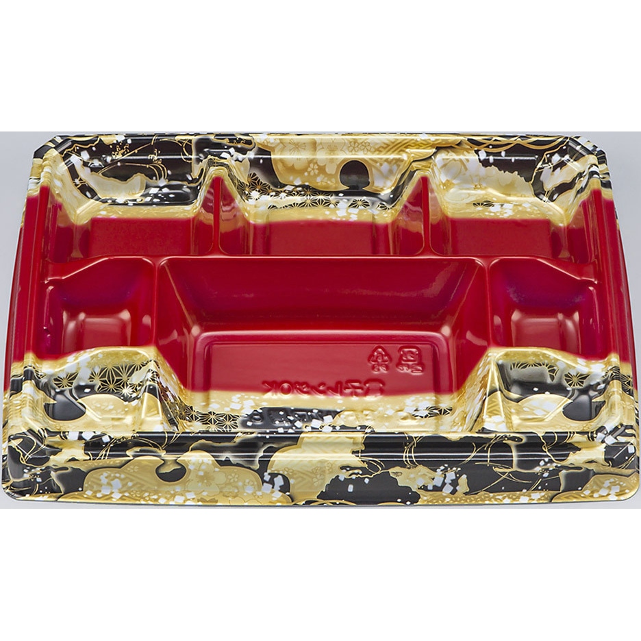 8-1国風赤 BFハカマ膳 本体(N) 1ケース(50枚×12袋) シーピー化成 【通販モノタロウ】