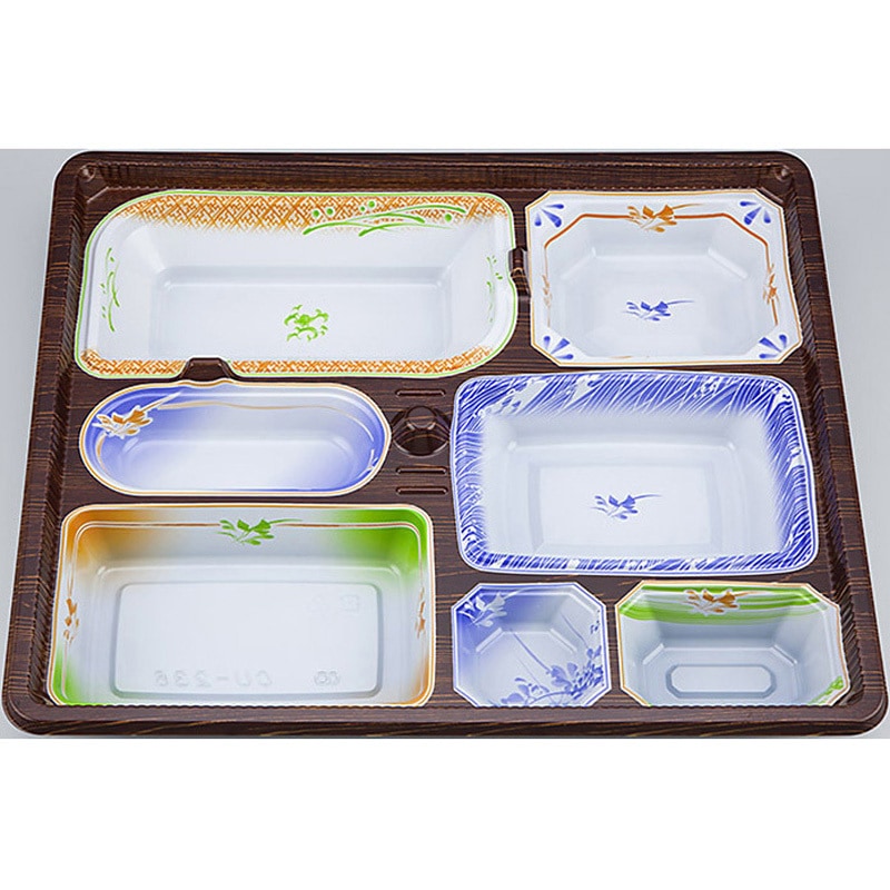 236 うつろい 弁当容器CU 本体(N) 1ケース(20枚×10袋) シーピー化成 【通販モノタロウ】