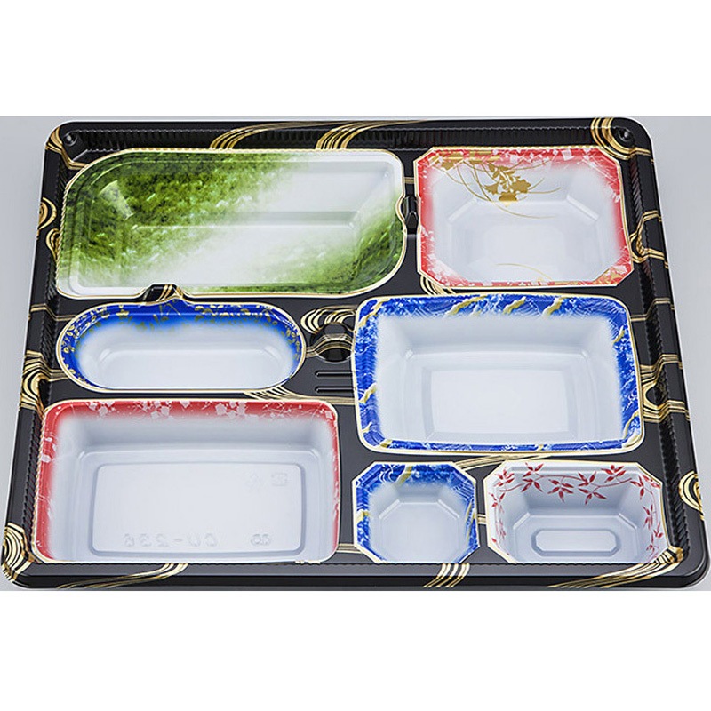 236 曲水 弁当容器CU 本体(N) 1ケース(20枚×10袋) シーピー化成 【通販モノタロウ】