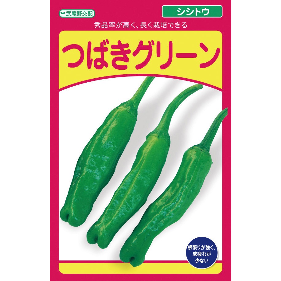 つばきグリーン(ししとう) 1セット(20mL×2個) 武蔵野種苗園 【通販