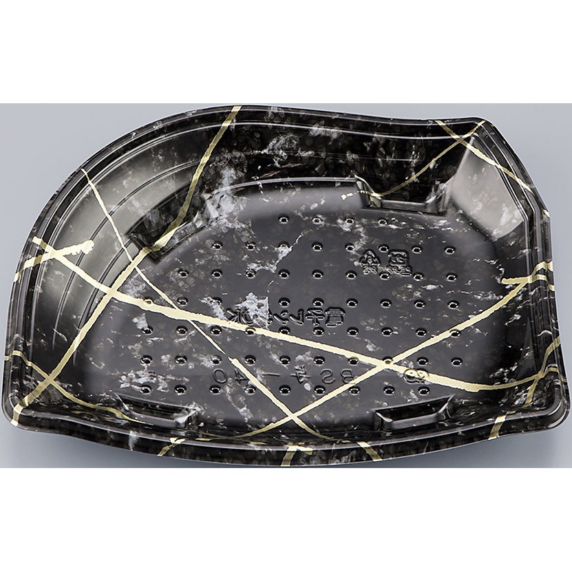 40岩瀬黒 鮮魚容器BS与 本体(N) 1ケース(50枚×12袋) シーピー化成 【通販モノタロウ】