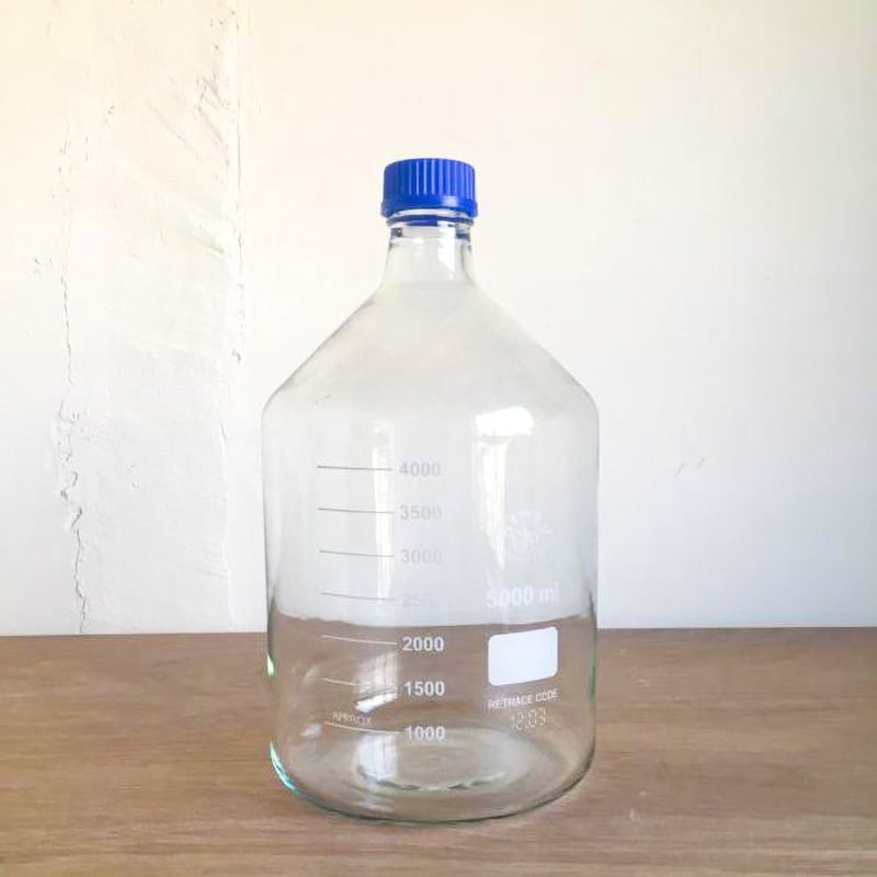 SIMAX 広口メディウム瓶 透明 5000mL (1個) 取り寄せ商品