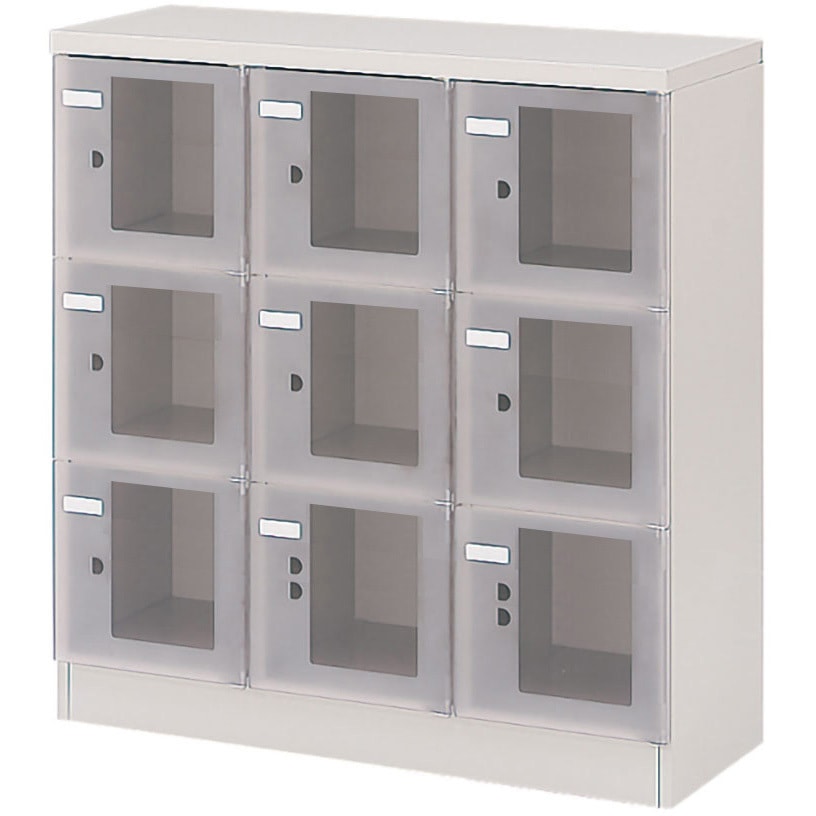 HDS-9933SB-WECW シューズBOX9人用鍵無＜配送時組立サービス付＞ イトーキ 中棚なし