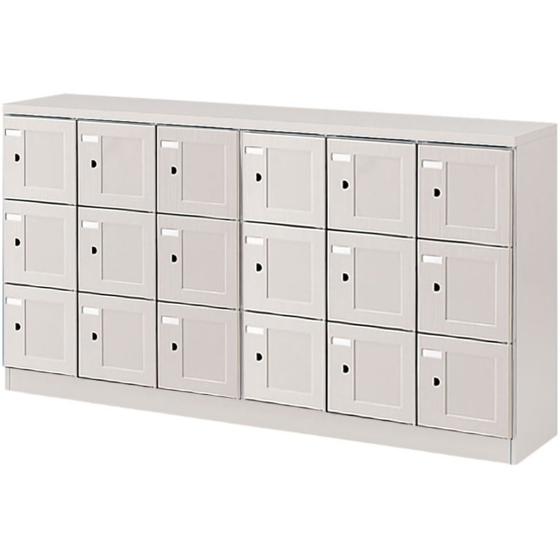 HDS-8963TB-WEW7 シューズボックスDS 扉付タイプ18人用(横型)＜配送時組立サービス付＞ 1台 イトーキ 【通販モノタロウ】