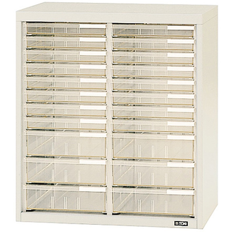 3列クリスタルキャビネット　天板付き　浅型1段/深型10段　ホワイト　イトーキ製 3列クリスタルキャビネット 天板付き 浅型1段/深型10段 ホワイト