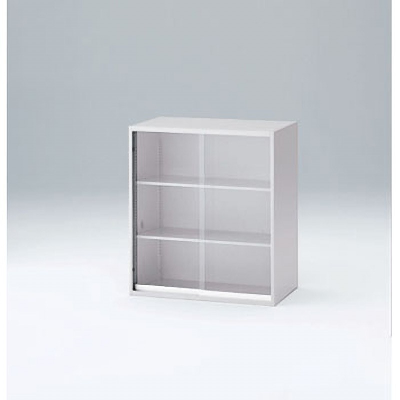 HFS-098GG-WE シンキャビガラス引戸＜配送時組立サービス付＞ イトーキ 上段用 ホワイトグレー色 3段   HFS-098GG-WE