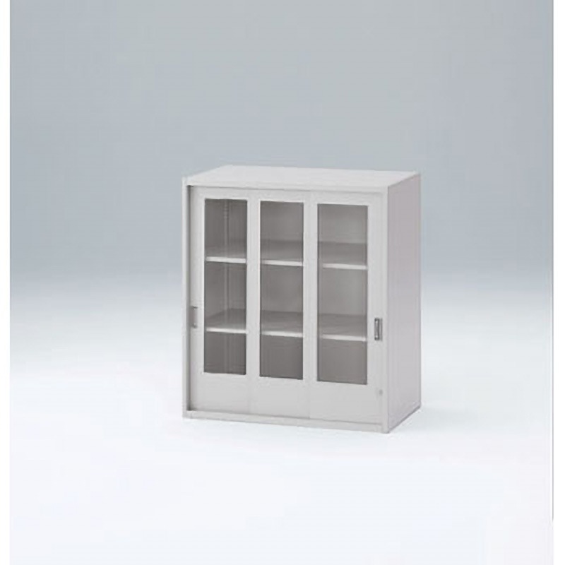 HFS-098RGN-WE シンキャビ3枚ガラス引戸＜配送時組立サービス付＞ イトーキ 上段用 ホワイトグレー色   HFS-098RGN-WE 53,988円