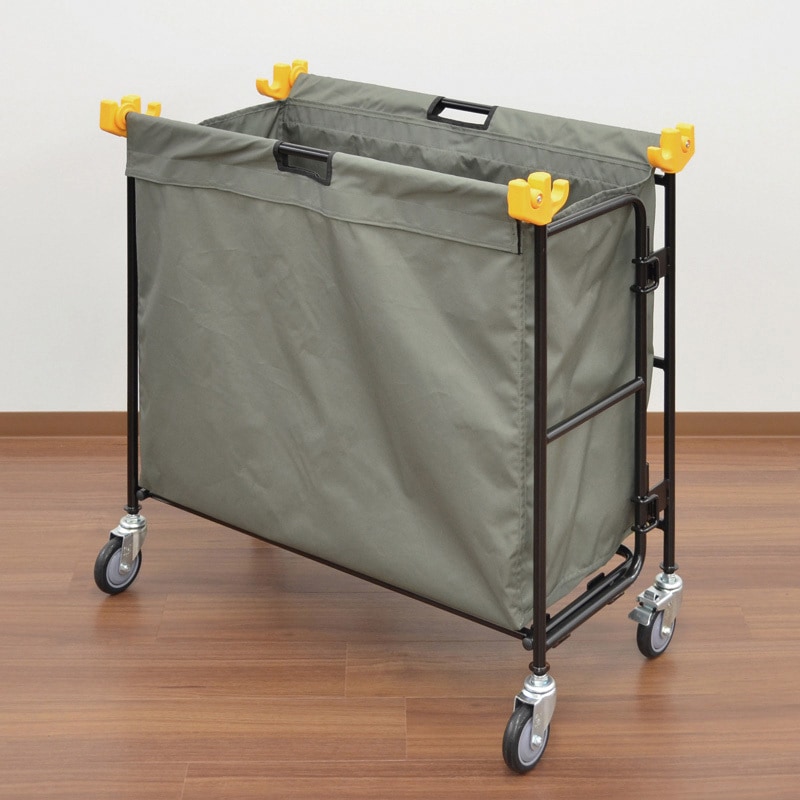 BDA117 折りたたみバケットカート 河淳 容量208L スチール(フレーム)/TPU(キャップ)