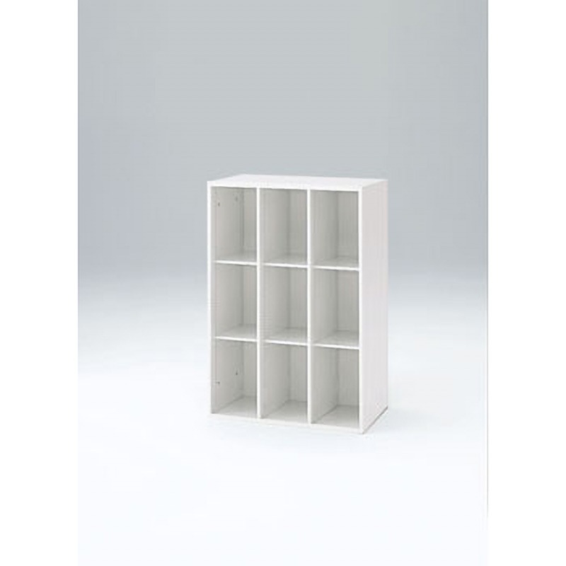 HFM-128LC1-W9 3列オープン棚＜配送時組立サービス付＞ イトーキ ホワイト色 高さ1186mm間口800mm奥行450mm  HFM-128LC1-W9