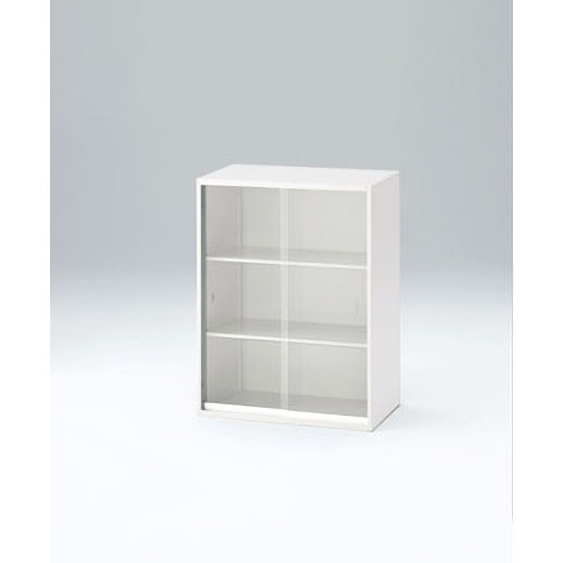 HFM-108GSG-W9 A4シリーズガラス引戸型＜配送時組立サービス付＞ イトーキ 上段用 ホワイト色 3段   HFM-108GSG-W9