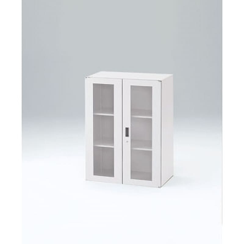 ガラス両開扉型＜配送時組立サービス付＞ イトーキ 両開き書庫 【通販