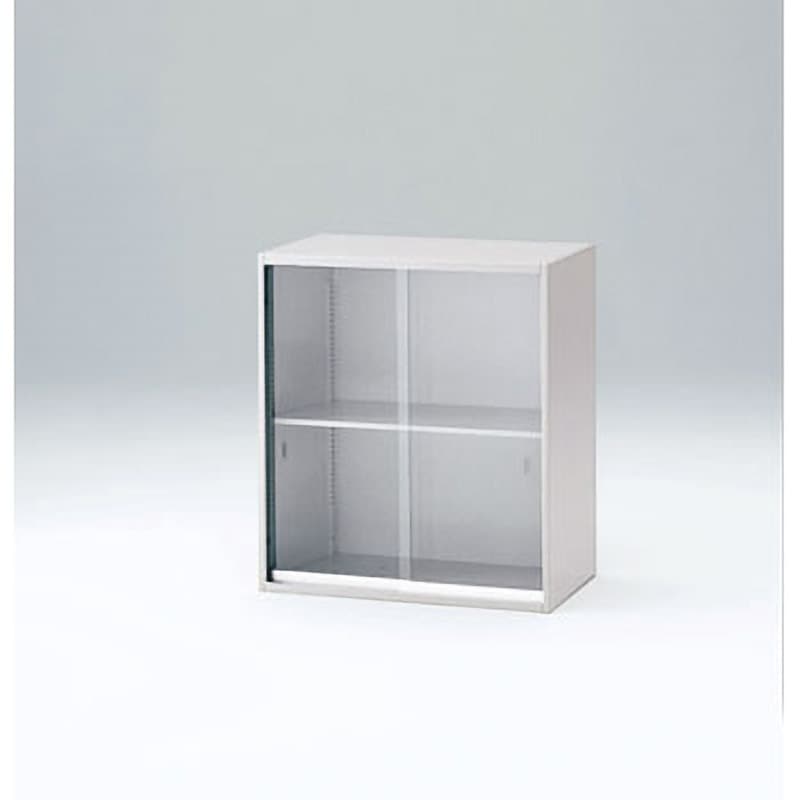 HFM-098GSG-WE A4シリーズガラス引戸型＜配送時組立サービス付＞ イトーキ 上段用 ホワイトグレー色 2段   HFM-098GSG-WE 67,980円