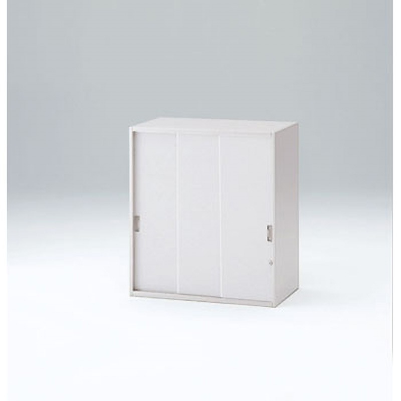 HFM-098RVN-WE 3枚引戸型・上段用＜配送時組立サービス付＞ イトーキ 2段 ホワイトグレー色   HFM-098RVN-WE