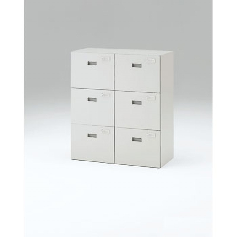 HTM-109A6L1-W9 シンキャビ6人引出個別ダイヤル＜配送時組立サービス付＞ イトーキ ホワイト色 高さ1038mm間口900mm奥行450mm  HTM-109A6L1-W9