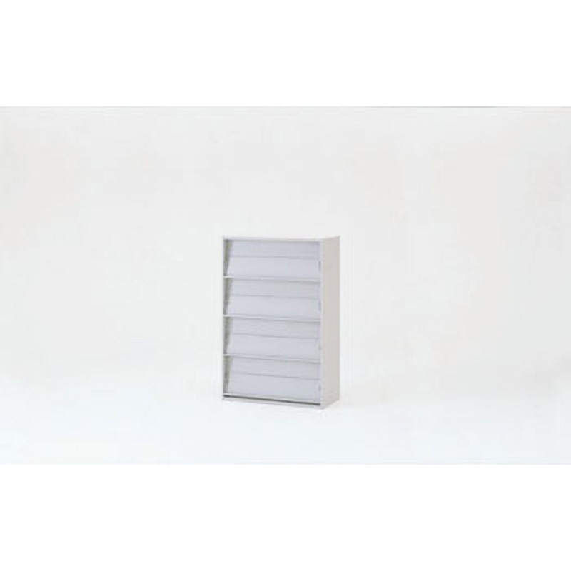 HTM-149BHS-WE シンライン雑誌架型＜配送時組立サービス付＞ イトーキ 棚段数(段)4 高さ1384mm間口900mm奥行450mm  HTM-149BHS-WE 129,800円