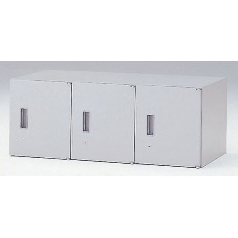 HTM-039PB-WE シンライン3列片開き扉＜配送時組立サービス付＞ イトーキ 棚段数(段)1 上置き・下置き両用 ホワイトグレー色 高さ346mm間口900mm奥行450mm  HTM-039PB-WE