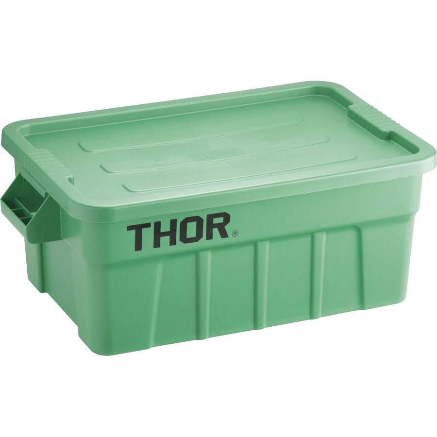 3011 トラスト ラージボックス(フタ付) TRUST グリーン色 容量53L 外寸(幅×奥行×高さ)708×434×272mm 1個