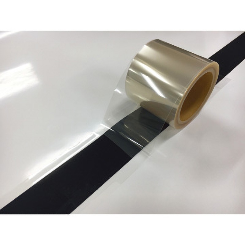 AGVライン保護テープ ビバAGVライン保護テープ(改正RoHS指令 制限10物質対応) タカハラコーポレーション クリア色 幅90mm長さ30m