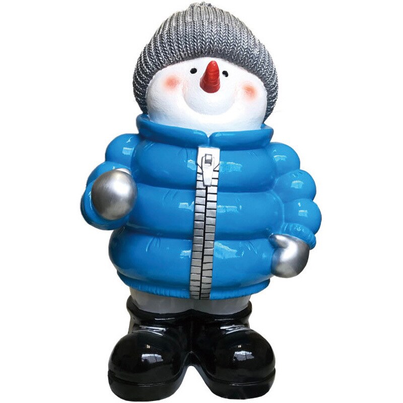 frs190001bu 青いダウンを着たスノーマン / Snow Man 2ft 1個 Heinimex 【通販モノタロウ】