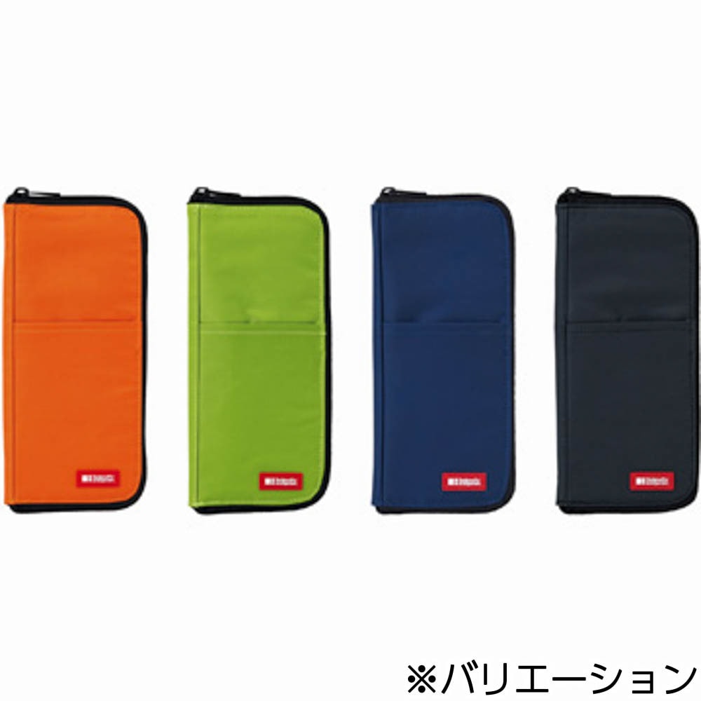 A7652-24 ペンケース(フラットタイプ) リヒトラブ 黒色 A7652-24