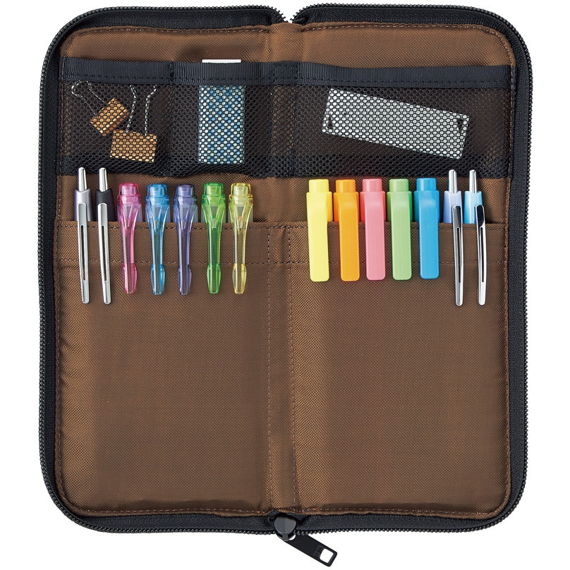 ペンケース ラダイト Writers Pencase Long バケッタレザー 4本用 ラウンドジップ