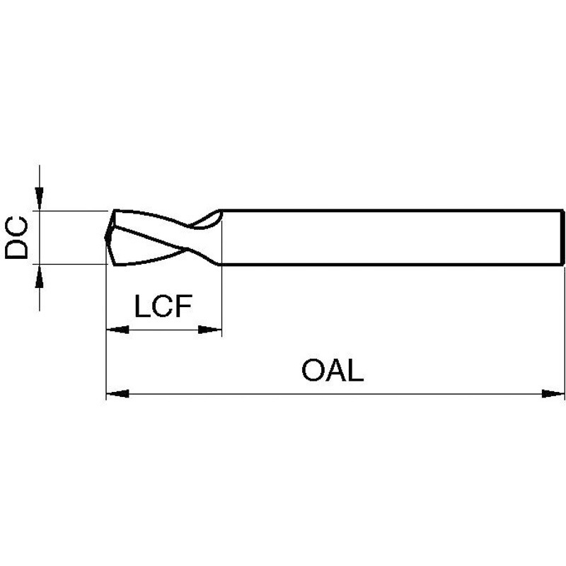 J561 4.000 超硬NCスポッティングドリル145° グーリング Signum