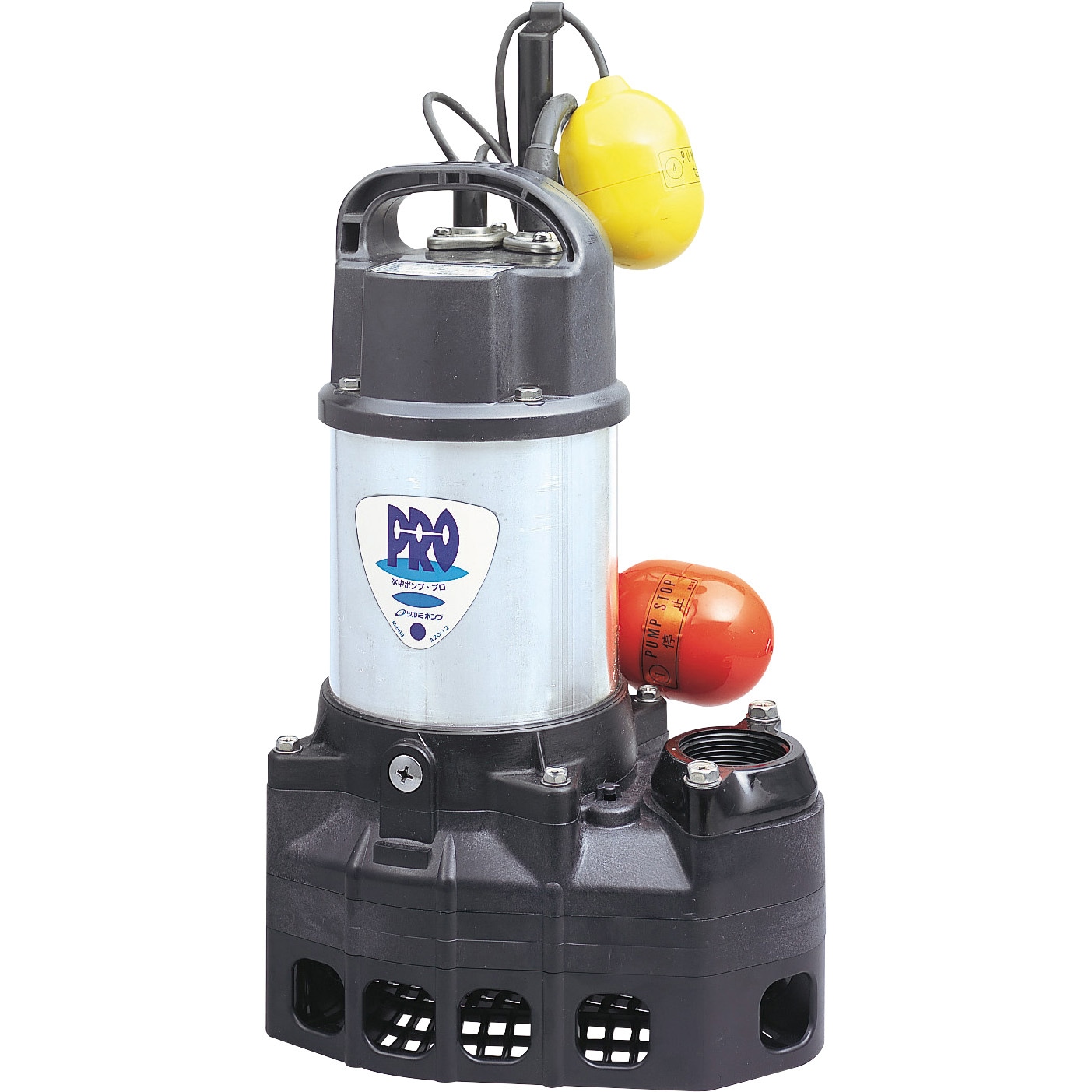 [65PU22.2]ツルミポンプ　樹脂製汚物用水中ハイスピンポンプ　非自動形　三相200V ツルミポンプ 浄化槽用 水中ポンプ 65PUA22.2⁄65PUW22.2 2台