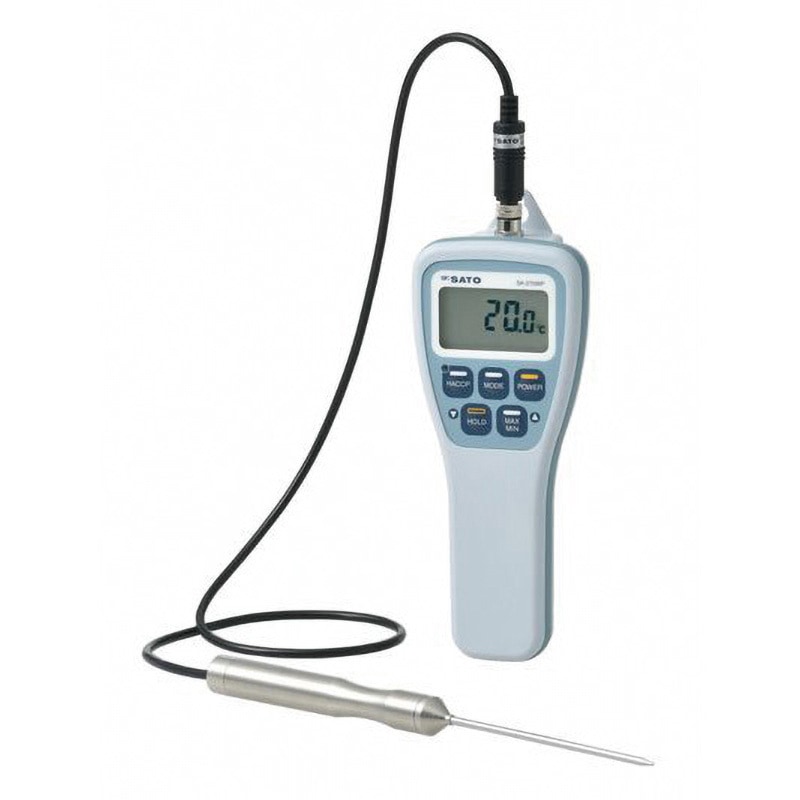 中心温度測定センサー ケース付き　SK-270WP用　品番S270WP-05 SK-270WP(S270WP-06付)【校正ポイント指定】2ポイント 防水型デジタル