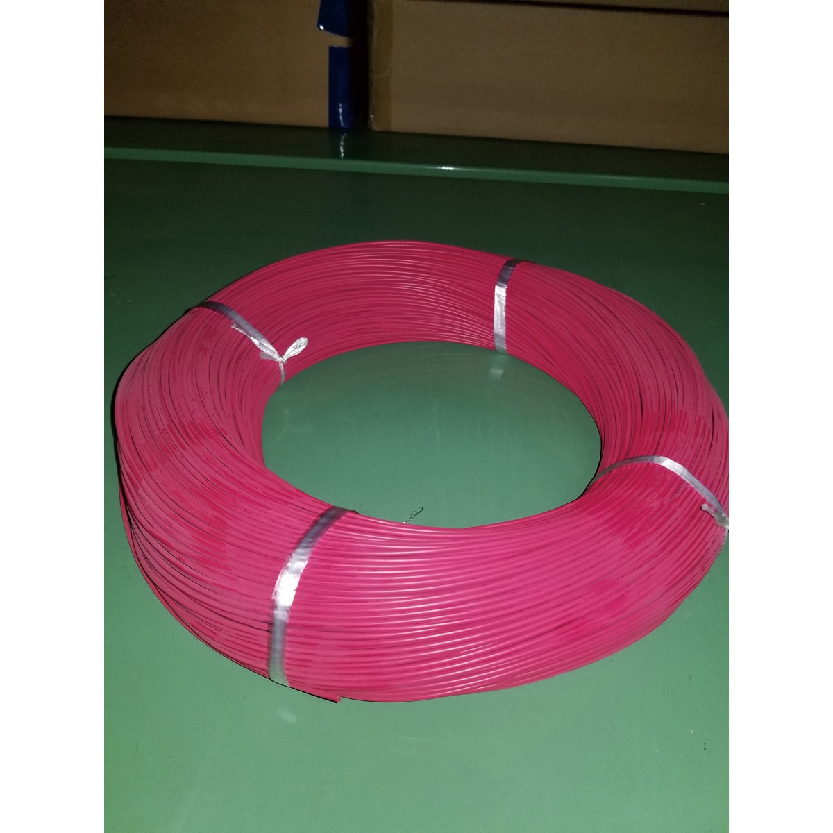 S-IRV 1.25SQ アカ 非鉛照射架橋PVCワイヤ PROTERIAL(プロテリアル) 150V 導体外径1.5mm 1巻(300m)