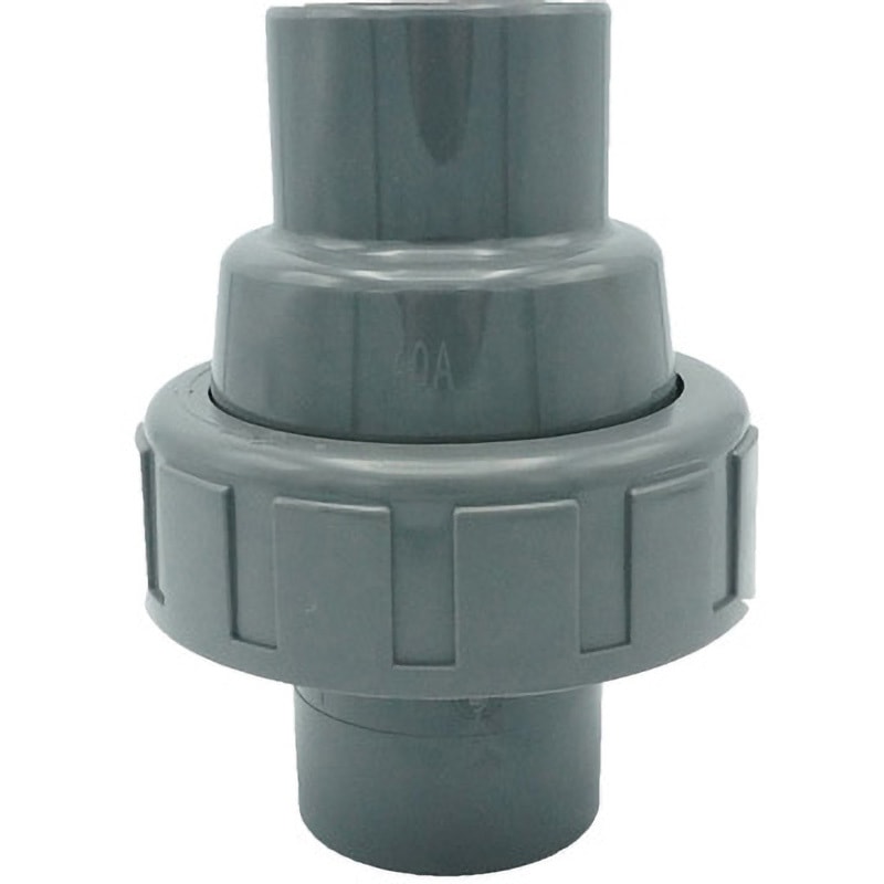 KV-020-040 浄化槽用コンパクトスィングチェックバルブ 関西化工 ストレート 呼び径40A  KV-020-040