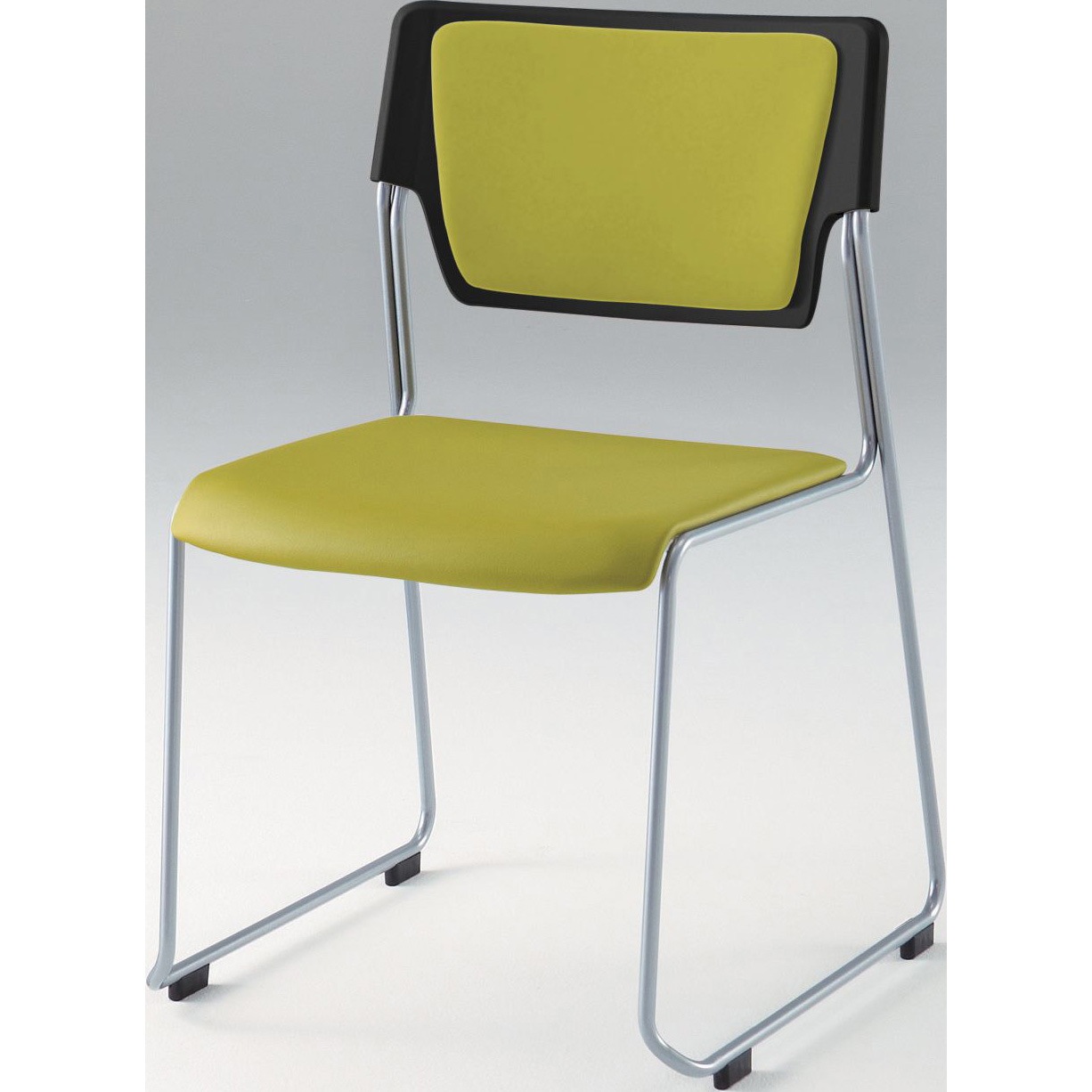 KLC-953DFZ5T1L6 エレックチェアSC＜配送時組立サービス付＞ イトーキ アップルグリーン ループ脚 ビニールレザー 質量4.2kg  KLC-953DFZ5T1L6