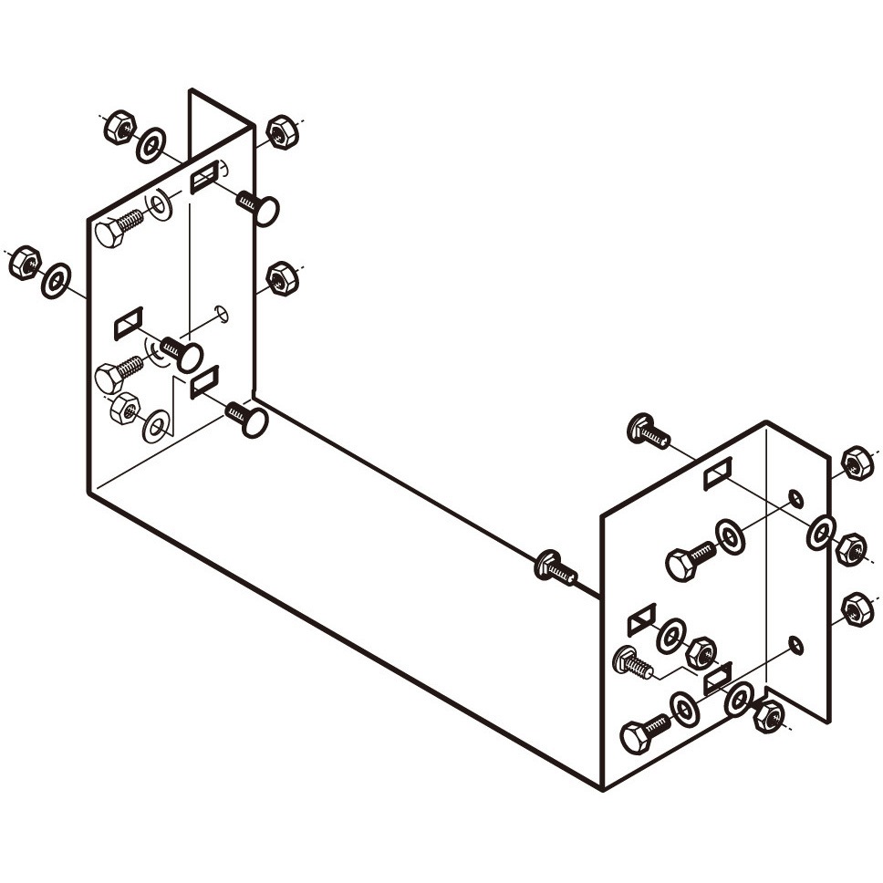 SD-DPU6030 盤接続金具 1個 ネグロス電工 【通販モノタロウ】