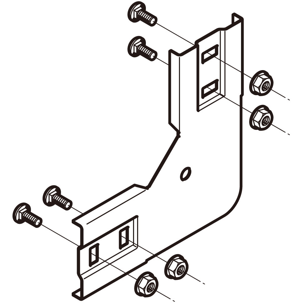 SD-SRVG90 上下ベンド継ぎ金具 SRVG90 1個 ネグロス電工 【通販
