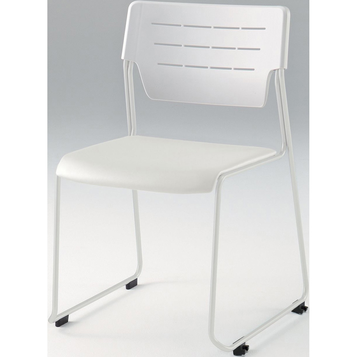 KLC-610DFW9W8W9 エレックチェア＜配送時組立サービス付＞ イトーキ ホワイト色 質量4kg 高さ745mm幅510mm奥行490mm  KLC-610DFW9W8W9