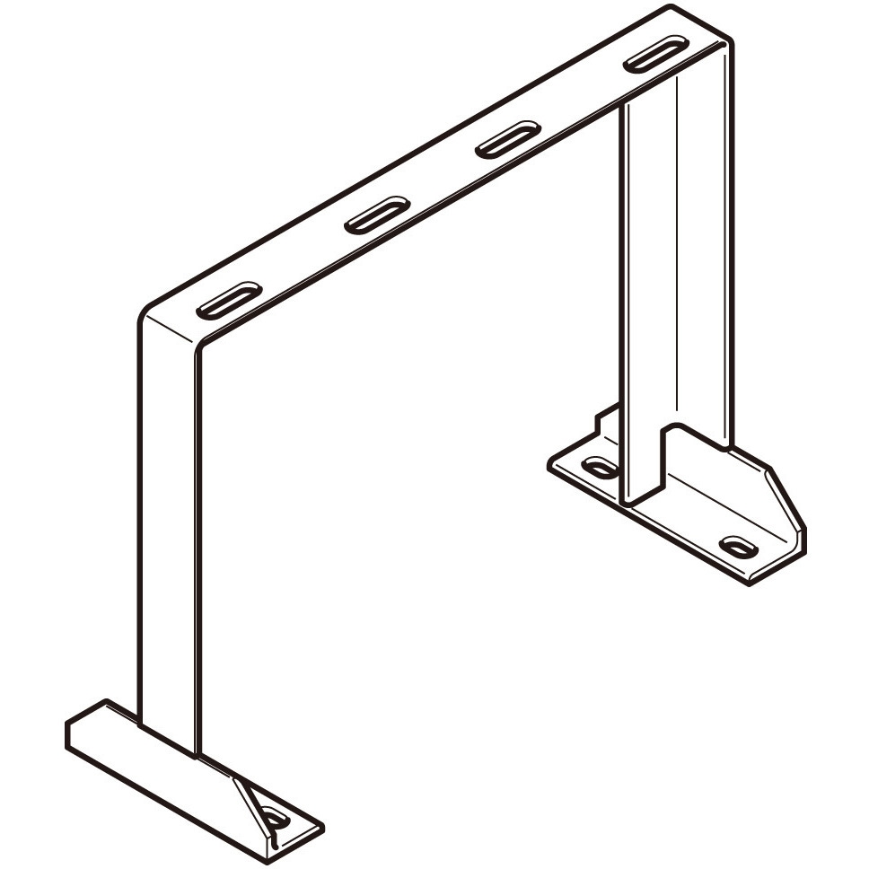 P-AGY6523 床面固定立上りケーブルラック用耐震架台 1台 ネグロス電工 【通販モノタロウ】