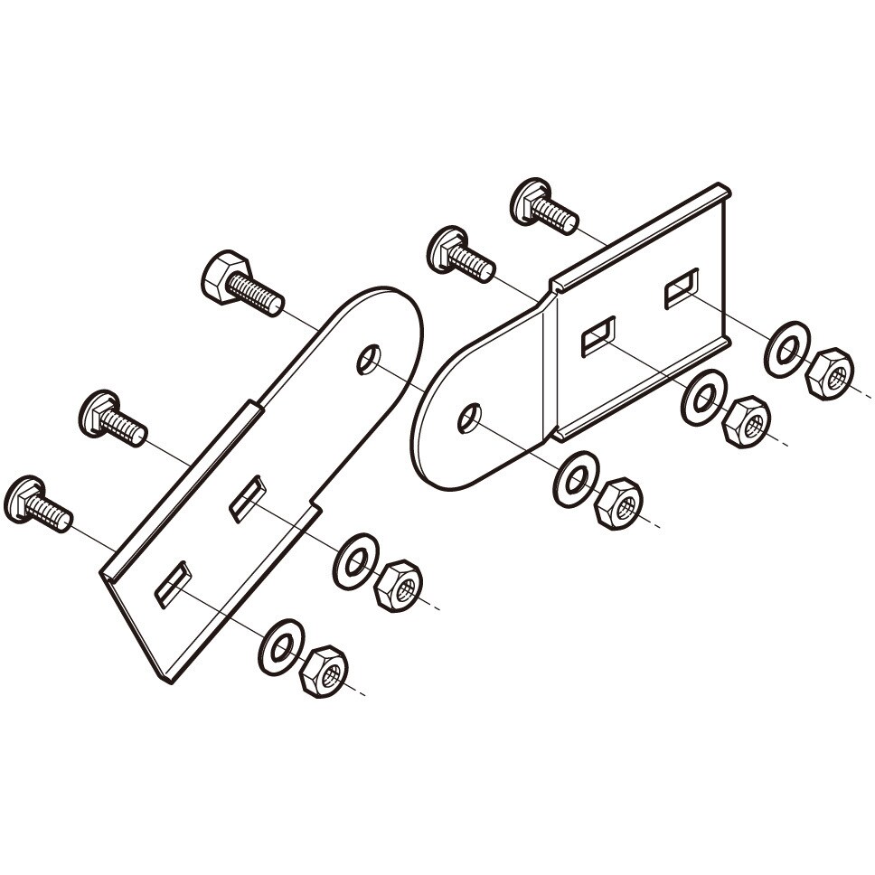 8ARFG1 上下自在継ぎ金具 1個 ネグロス電工 【通販サイトMonotaRO】