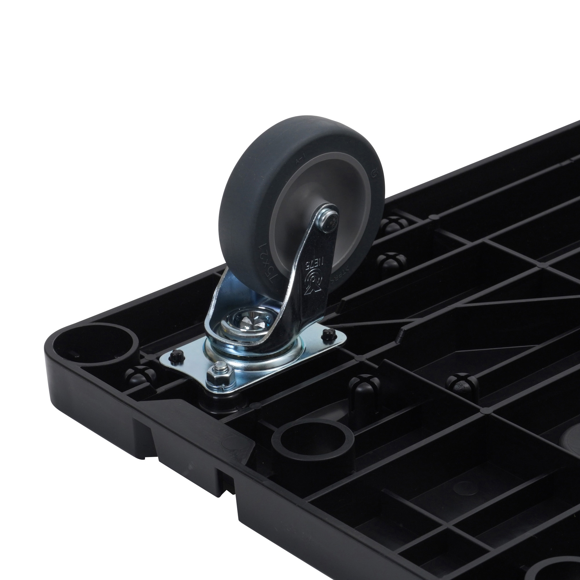 連結平台車 樹脂製 エラストマー車輪 平行積み可能 モノタロウ 自在車