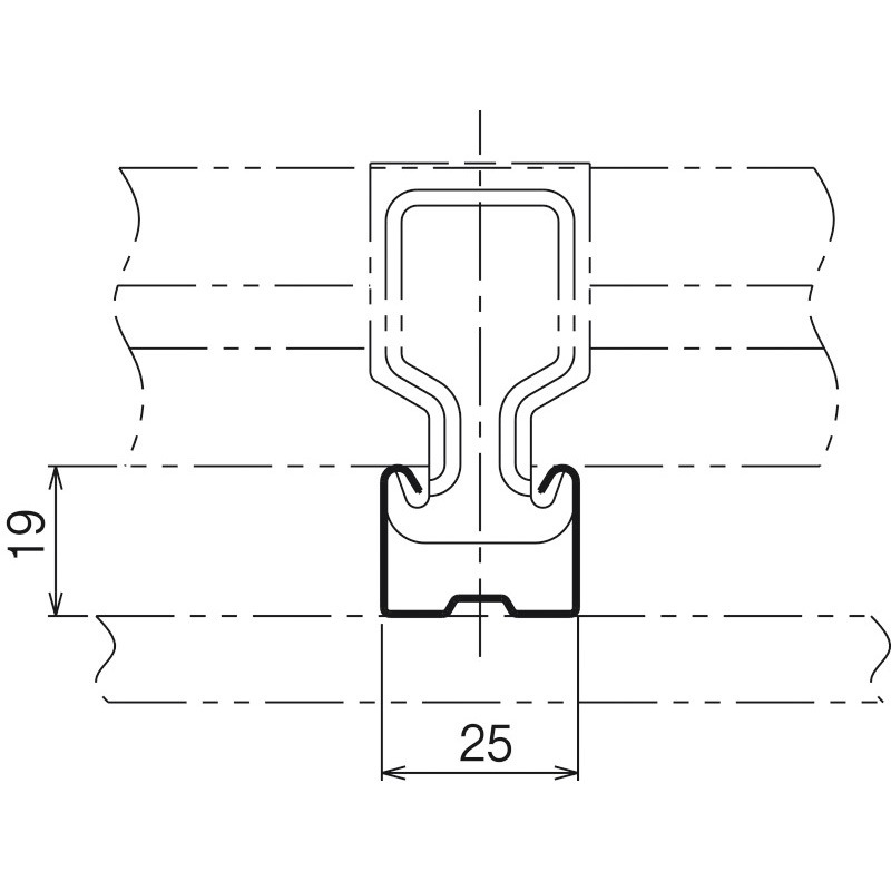 NTB1 二重天井用金具(野ぶち材) ネグロス電工 1セット(10本) NTB1