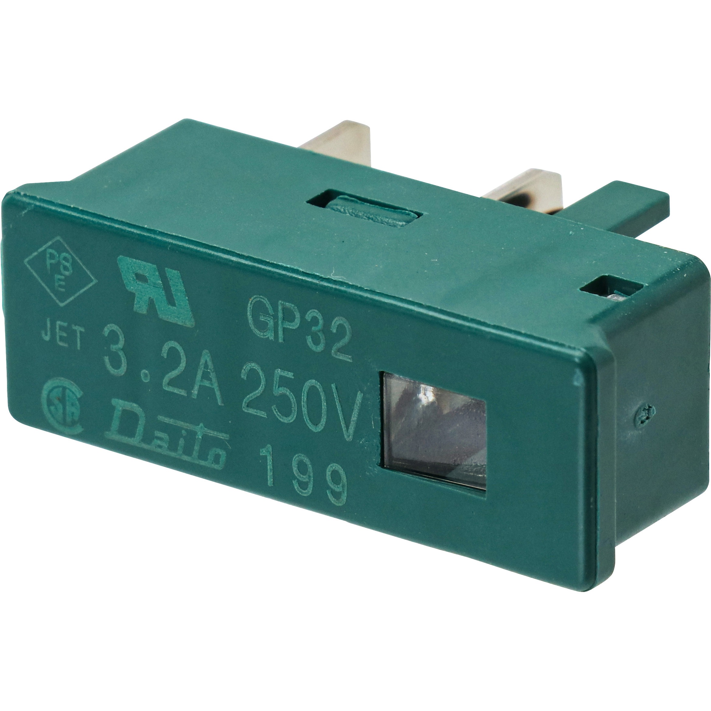 GP-32 警報用GPヒューズ 大東通信機 250V 3.2A サイズ32×11.5×20.5mm 1
