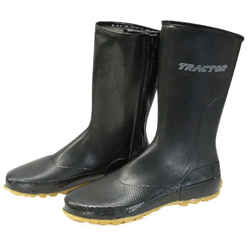 TR-2 先丸トラクターシューズ TR-2 マルカツ 長靴 黒色 サイズ25～25.5