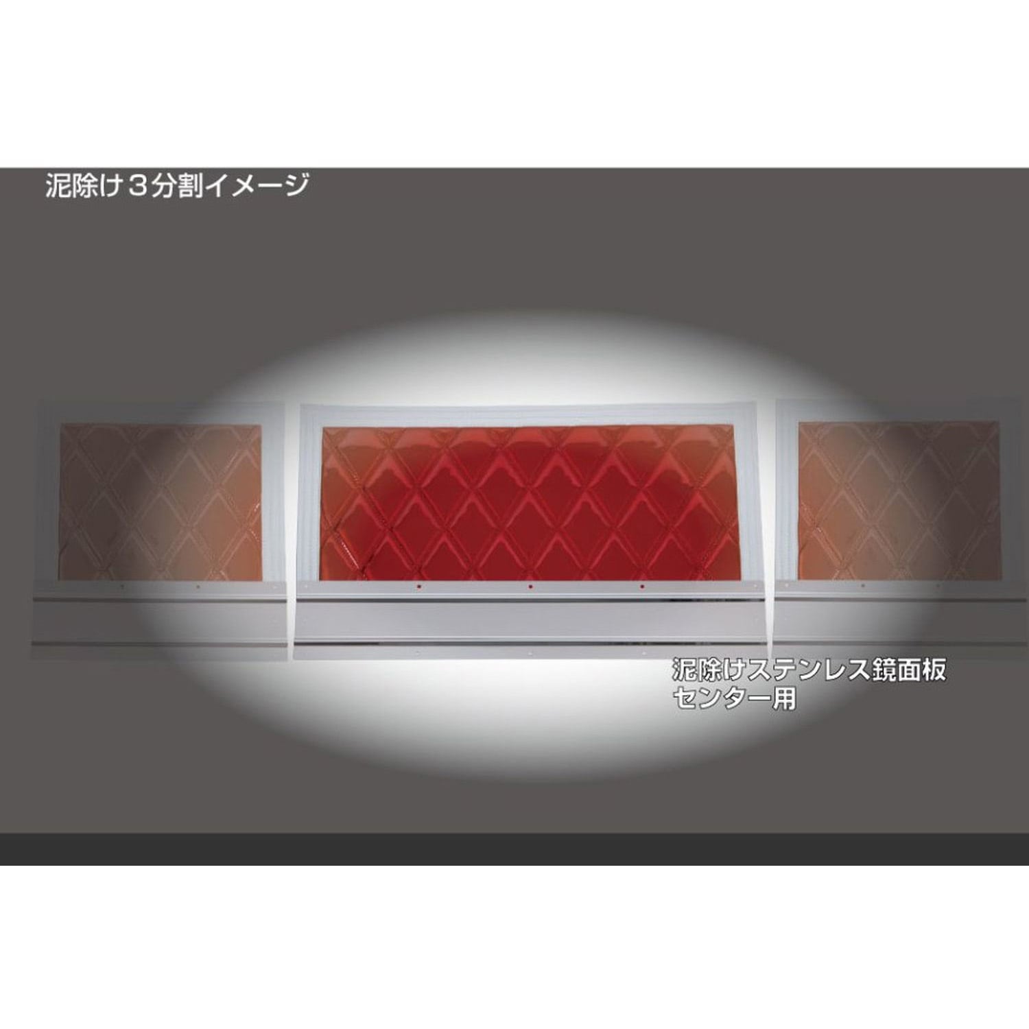 522019 泥除け用ステンレス板 JET INOUE(ジェットイノウエ) 幅190mm高